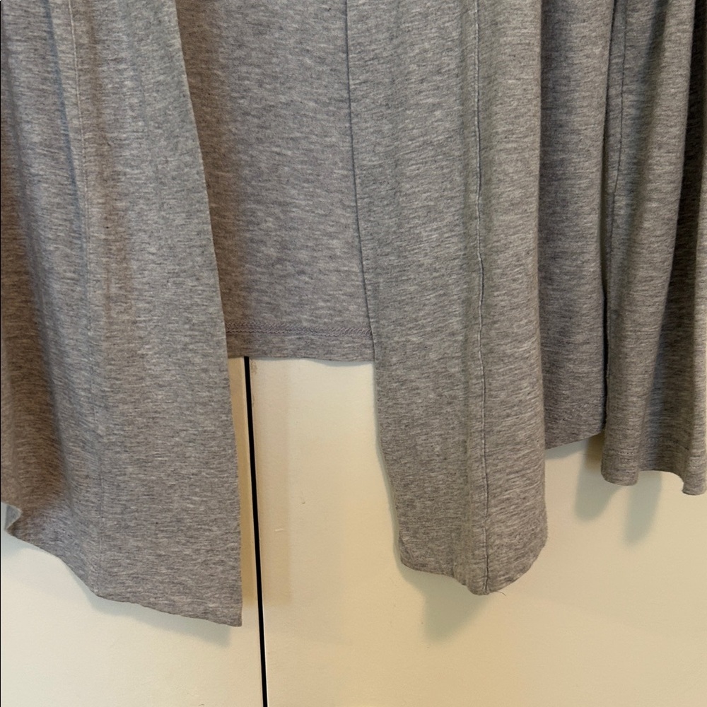 Coldwater Creek grey open cardigan size small 6-8 - Picture 3 of 7